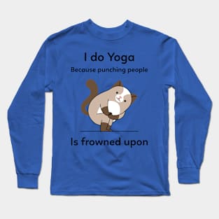 Cat Yoga Long Sleeve T-Shirt